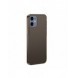 Baseus frostat glasfodral Stelt fodral med flexibel ram iPhone 12 mini Svart (WIAPIPH54N-WS01)