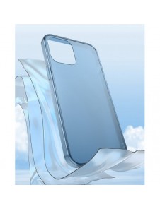 Baseus frostat glasfodral Stelt fodral med flexibel ram iPhone 12 mini Svart (WIAPIPH54N-WS01)