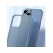 Baseus frostat glasfodral Stelt fodral med flexibel ram iPhone 12 mini Svart (WIAPIPH54N-WS01)
