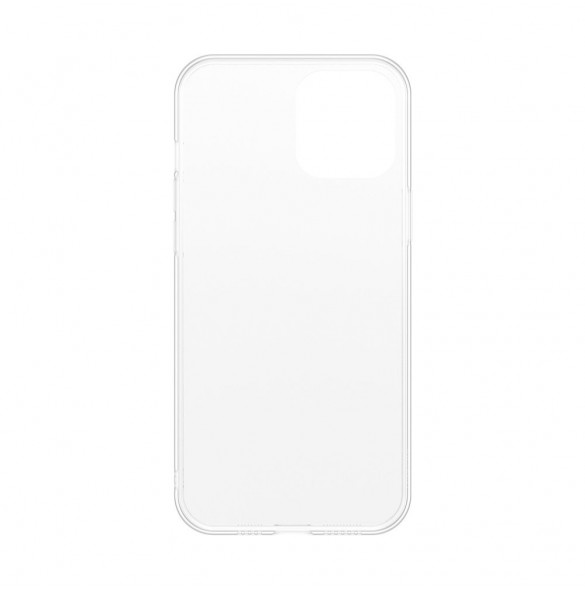 Baseus frostat glasfodral Stelt fodral med flexibel ram iPhone 12 mini Vit (WIAPIPH54N-WS02)