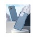 Baseus frostat glasfodral Stelt fodral med flexibel ram iPhone 12 mini Vit (WIAPIPH54N-WS02)