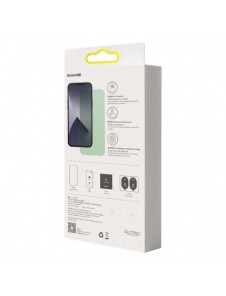 Baseus 2x grönt härdat glas 0,15 mm med antiblått ljusfilter iPhone 12 Pro Max (SGAPIPH67N-LQ02)