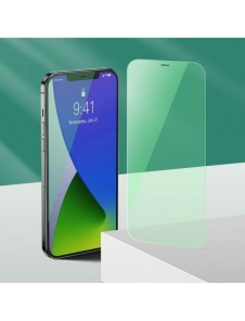 Baseus 2x grönt härdat glas 0,15 mm med antiblått ljusfilter iPhone 12 Pro Max (SGAPIPH67N-LQ02)