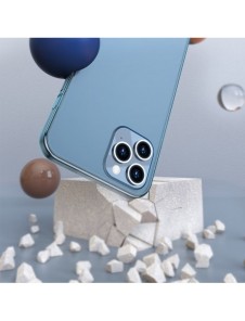 Baseus Frosted Glass Case Rigid case with flexible frame iPhone 12 Pro Max White (WIAPIPH67N-WS02)