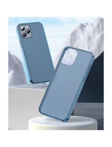 Baseus Frosted Glass Case Rigid case with flexible frame iPhone 12 Pro Max White (WIAPIPH67N-WS02)