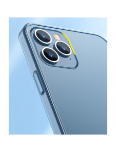 Baseus Frosted Glass Case Rigid case with flexible frame iPhone 12 Pro Max White (WIAPIPH67N-WS02)