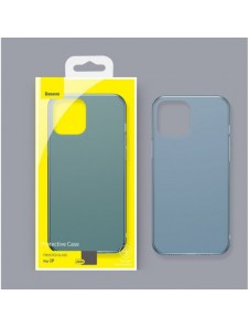 Baseus Frosted Glass Case Rigid case with flexible frame iPhone 12 Pro Max White (WIAPIPH67N-WS02)