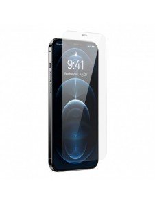 Baseus Full Screen Tempered Glass for iPhone 12 Pro Max with Speaker Cover 0.4mm + Mounting Kit