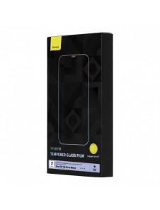 Baseus Full Screen Tempered Glass for iPhone 12 Pro Max with Speaker Cover 0.4mm + Mounting Kit