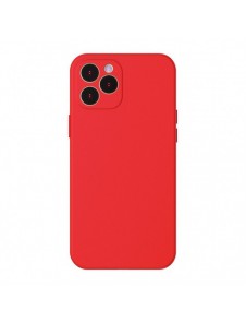 Baseus Liquid Silica Gel Case Flexible Gel Cover iPhone 12 Pro Max Red (WIAPIPH67N-YT09)