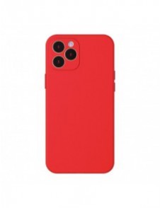 Baseus Liquid Silica Gel Case Flexible Gel Cover iPhone 12 Pro Max Red (WIAPIPH67N-YT09)