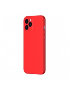 Baseus Liquid Silica Gel Case Flexible Gel Cover iPhone 12 Pro Max Red (WIAPIPH67N-YT09)