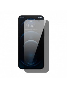 Baseus Privacy Tempered Glass For iPhone 12 Pro Max Full Screen 0.4mm Privacy Filter Anti Spy + Mounting Kit