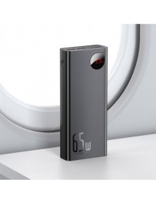 Baseus Adaman power bank 2x USB / 1x USB Type C / 1x micro USB 20000mAh 65W Quick Charge 4.0 Power Delivery blue (PPIMDA-D03)