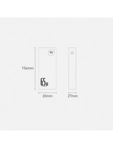 Baseus Adaman power bank 2x USB / 1x USB Type C / 1x micro USB 20000mAh 65W Quick Charge 4.0 Power Delivery blue (PPIMDA-D03)
