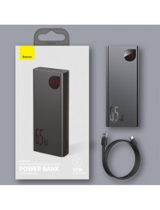 Baseus Adaman power bank 2x USB / 1x USB Type C / 1x micro USB 20000mAh 65W Quick Charge 4.0 Power Delivery blue (PPIMDA-D03)