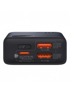 Baseus Adaman2 power bank with digital display 10000mAh 30W 2 x USB / 1x USB Type C Overseas Edition PD QC SCP black (PPAD040101
