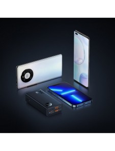 Baseus Adaman2 power bank with digital display 10000mAh 30W 2 x USB / 1x USB Type C Overseas Edition PD QC SCP black (PPAD040101