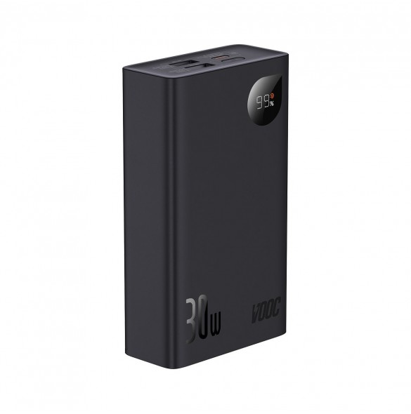 Baseus Adaman2 powerbank with digital display 20000mAh 30W 2 x USB / 1x USB Type C Power Delivery Quick Charge SCP, Oppo Super V