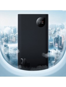 Baseus Adaman2 powerbank with digital display 20000mAh 30W 2 x USB / 1x USB Type C Power Delivery Quick Charge SCP, Oppo Super V