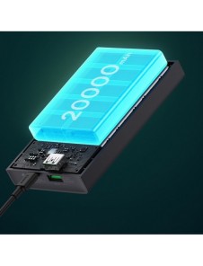 Baseus Adaman2 powerbank with digital display 20000mAh 30W 2 x USB / 1x USB Type C Power Delivery Quick Charge SCP, Oppo Super V