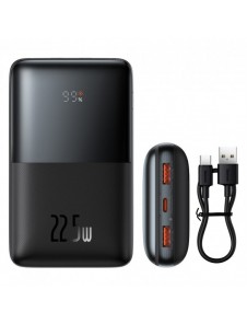 Baseus Baseus Pro 20000mAh 22.5W Black Powerbank with USB Type A - USB Type C 3A 0.3m cable (PPBD040301)