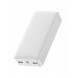 Baseus Bipow fast charging power bank 20000mAh 15W white (Overseas Edition) + USB-A - Micro USB cable 0.25m white (PPBD050102)