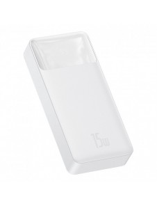 Baseus Bipow fast charging power bank 20000mAh 15W white (Overseas Edition) + USB-A - Micro USB cable 0.25m white (PPBD050102)