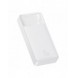 Baseus Bipow fast charging power bank 20000mAh 15W white (Overseas Edition) + USB-A - Micro USB cable 0.25m white (PPBD050102)