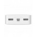 Baseus Bipow fast charging power bank 20000mAh 15W white (Overseas Edition) + USB-A - Micro USB cable 0.25m white (PPBD050102)