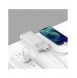 Baseus Bipow fast charging power bank 20000mAh 15W white (Overseas Edition) + USB-A - Micro USB cable 0.25m white (PPBD050102)