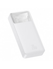 Baseus Bipow fast charging powerbank 20000mAh 20W white (Overseas Edition) + USB-A - Micro USB cable 0.25m white (PPBD050302)