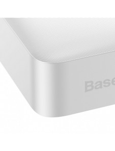 Baseus Bipow fast charging powerbank 20000mAh 20W white (Overseas Edition) + USB-A - Micro USB cable 0.25m white (PPBD050302)