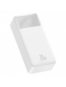 Baseus Bipow fast charging powerbank 30000mAh 20W white (Overseas Edition) + USB-A - Micro USB cable 0.25m white (PPBD050402)