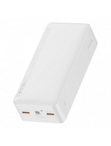 Baseus Bipow fast charging powerbank 30000mAh 20W white (Overseas Edition) + USB-A - Micro USB cable 0.25m white (PPBD050402)