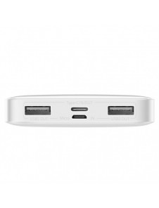 Baseus Bipow power bank 10000mAh 2x USB / USB Type C / micro USB 15W white (PPDML-I02)