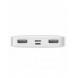 Baseus Bipow power bank 10000mAh 2x USB / USB Type C / micro USB 15W white (PPDML-I02)