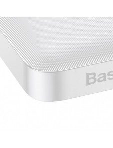 Baseus Bipow power bank 10000mAh 2x USB / USB Type C / micro USB 15W white (PPDML-I02)