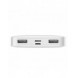 Baseus Bipow powerbank with display 10000mAh 15W white (Overseas Edition) + USB-A - Micro USB cable 0.25m white (PPBD050002)