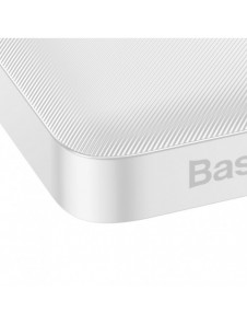 Baseus Bipow powerbank with display 10000mAh 15W white (Overseas Edition) + USB-A - Micro USB cable 0.25m white (PPBD050002)