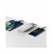 Baseus Bipow powerbank with display 10000mAh 15W white (Overseas Edition) + USB-A - Micro USB cable 0.25m white (PPBD050002)