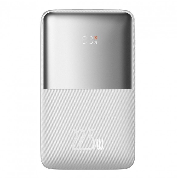 Baseus Bipow Pro 20000mAh 22.5W power bank white with USB Type A - USB Type C 3A 0.3m cable (PPBD030002)