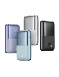 Baseus Bipow Pro 20000mAh 22.5W power bank white with USB Type A - USB Type C 3A 0.3m cable (PPBD030002)