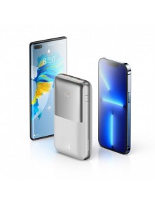 Baseus Bipow Pro 20000mAh 22.5W power bank white with USB Type A - USB Type C 3A 0.3m cable (PPBD030002)