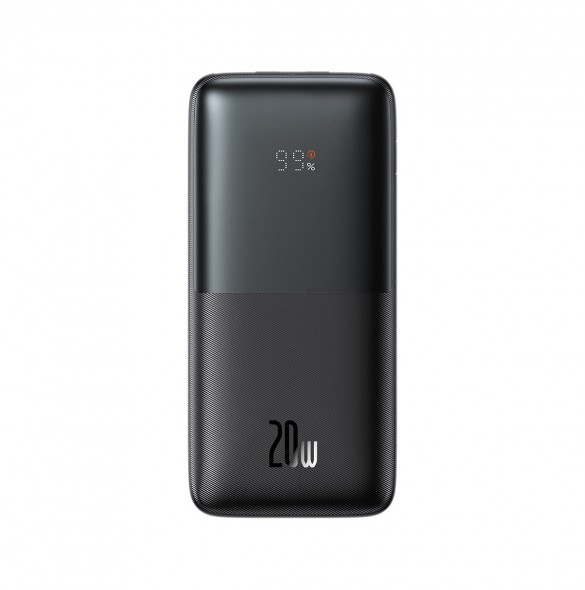Baseus Bipow Pro Power Bank 10000mAh 20W black with USB Type A - USB Type C 3A 0.3m cable (PPBD040201)