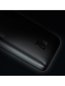 Baseus Bipow Pro Power Bank 10000mAh 20W black with USB Type A - USB Type C 3A 0.3m cable (PPBD040201)