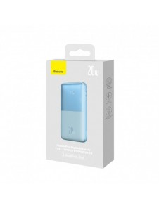 Baseus Bipow Pro Power Bank 10000mAh 20W blue with USB Type A - USB Type C 3A 0.3m cable (PPBD040203)