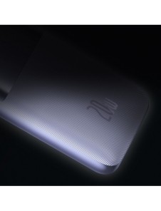 Baseus Bipow Pro Power Bank 10000mAh 20W Purple with USB Type A - USB Type C 3A 0.3m Cable (PPBD040205)