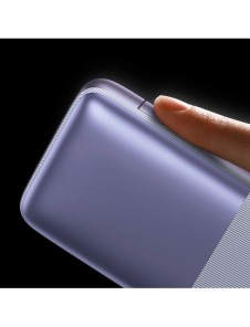 Baseus Bipow Pro Power Bank 10000mAh 20W Purple with USB Type A - USB Type C 3A 0.3m Cable (PPBD040205)