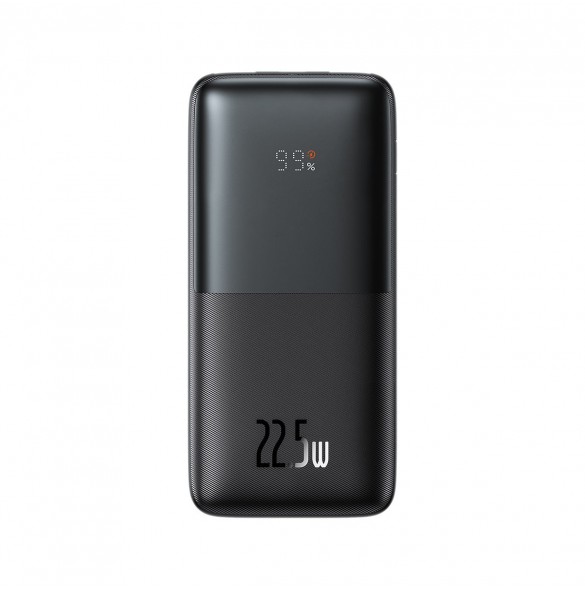 Baseus Bipow Pro power bank 10000mAh 22.5W + USB cable 3A 0.3m black (PPBD040001)